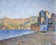 town beach collioure opus Paul Signac